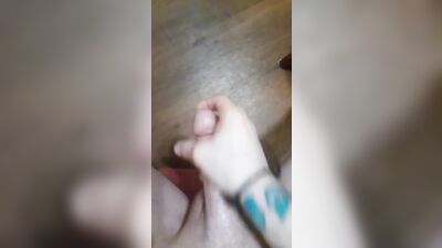 Sissy femboy shoots cum everwhere