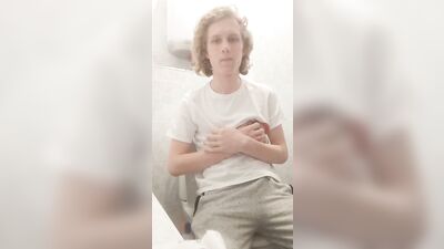 Сute boy Alex masturbates and cums