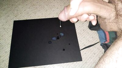 Precum Cum from Hard Curved Dick