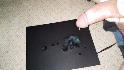 Precum Cum from Hard Curved Dick