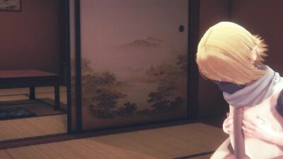 Legend of Zelda - Link Femboy Boobjob