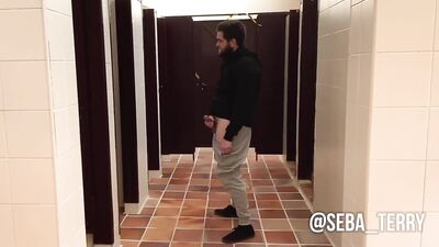 Fucked in the camp bathroom