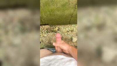 Huge Outdoor Cumshot