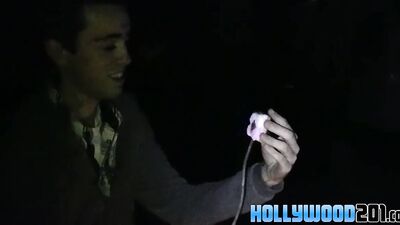 Krys Perez and Brice Carson touring the sunny California