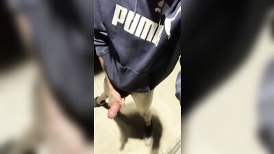 Skinny Black Teen Nutting Outside