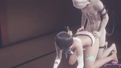 Genshin Impact Yaoi - Venti Arcont Fucked Doggy Style with POV (uncensored)