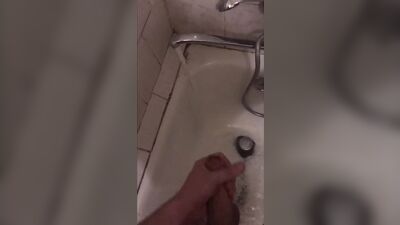 Pissing and jerk off