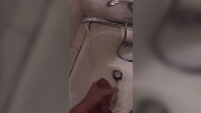 Pissing and jerk off