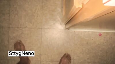 Masturbating while I walk around the house