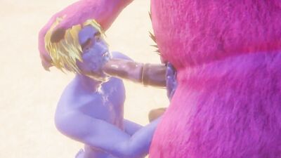 Furry twink deepthroat cock [yiff party]