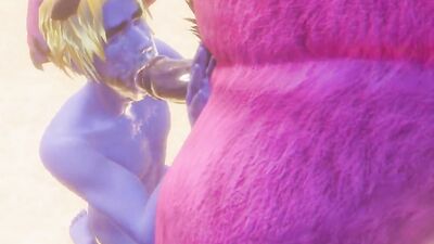 Furry twink deepthroat cock [yiff party]