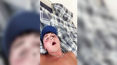 Cumshot on twinks face after being fucked raw