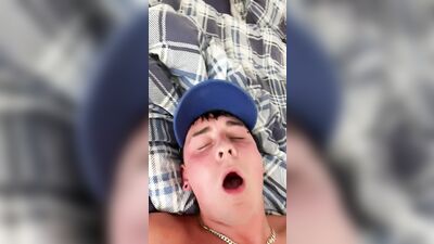 Cumshot on twinks face after being fucked raw