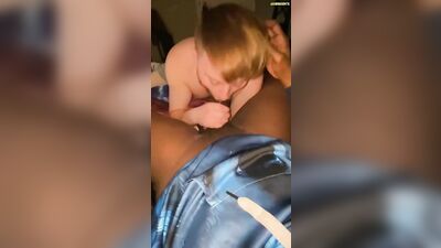 White boy sneaks out of girlfriends bed and into daddy’s bed