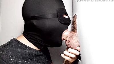 Blonde twink goes back to the gloryhole before going home milked.