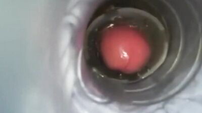 shooting massive load inside fleshlight