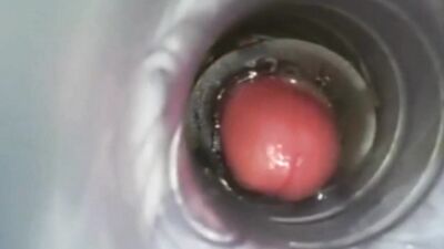 shooting massive load inside fleshlight