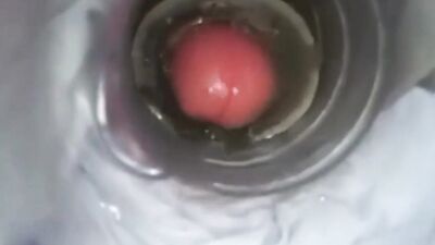 shooting massive load inside fleshlight