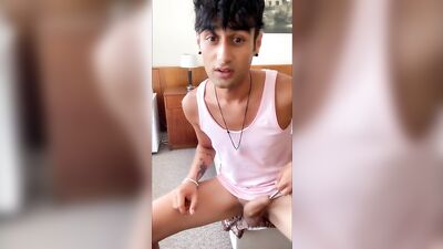 Sounding twink cock with really HUGE dilator