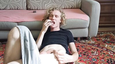 Cute boy masturbation