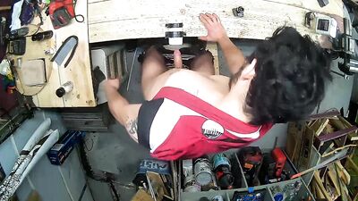 BF Caught On Cam Fucking Fleshlight and Vaping At My Workbench