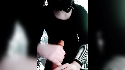 Femboy punk emo mommy gives you a handjob