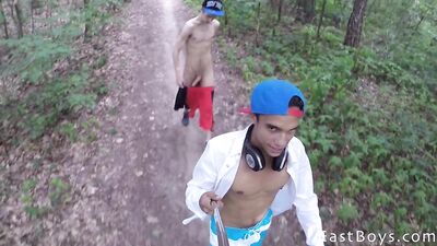Cute Twinks Enjoying a Adventure Holidays