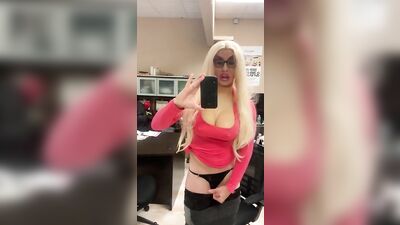 Mistress Chrissy - Service my hard dick like a good gay boy - Crossdresser Drag Queen Shemale Tranny