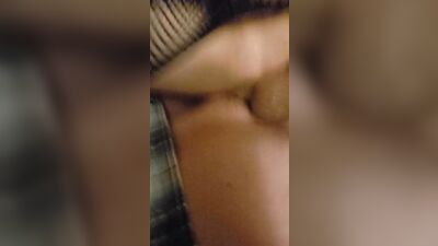 Barebacking my twink in lace