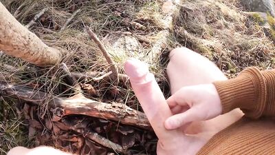 Johann Wood | Delicious cumload in the warm spring sun