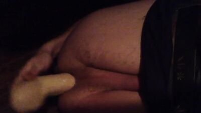 Playing with Jeff Stryker toy