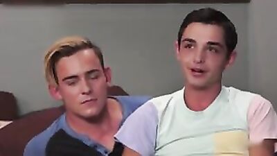 Passionate Gay Foursome: Old Friends Turned Lovers Share Hot Homemade Sex Show