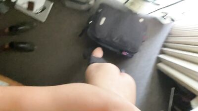 Touching myself at my friend's apartment