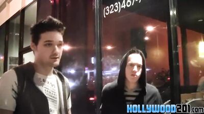 Hot and naughty twinks in real life at a pub in the city