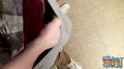 Horny Sean Johansen working on his own dick for jizz