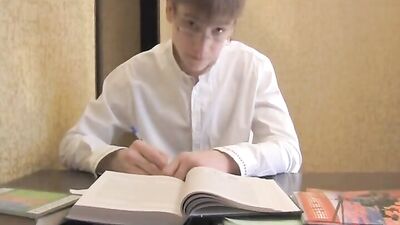 Erotic Book Lovers Delight - Horny Boy Cum and Masturbate!