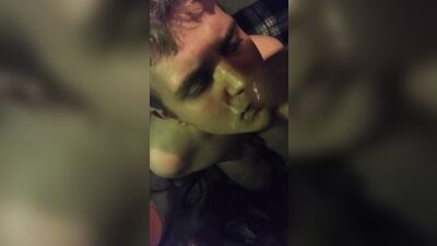 Young Stupid Slut - Amateur Blond Boys Father and Step Son