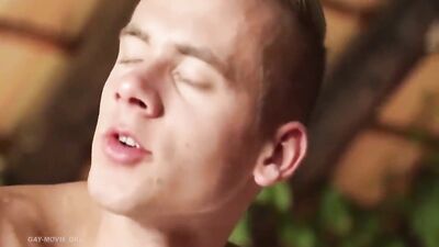 Outdoor Bareback Blond Boys Porn - Patio Playfulness