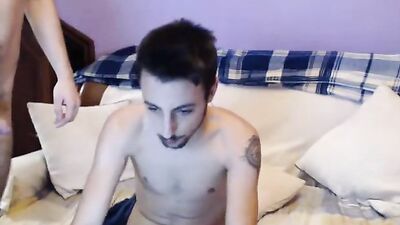 2 Horny Guys Going Wild in the Sack!