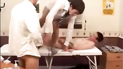 The College Doctors Horny Adventures: Two Students Get More Than Just A Medical!