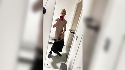 Golden Cum Shots with Aiden Gay Twink Cam Model Part 3 - Rubax Video