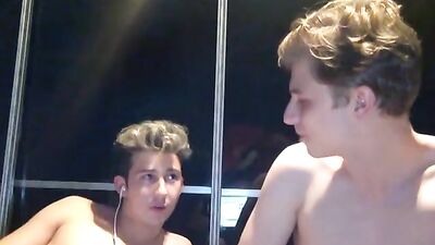 Kyle and his Best Friend - Frat Boys Web-Cam Fun