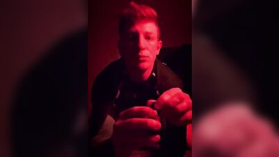 Explosive Amateur Anal Games: Jock Rides Dildo Until He Explodes!