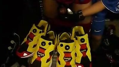 Amateur Asian Cum Shots: With Sneakers! - A Gay Porn Video with a Twist!