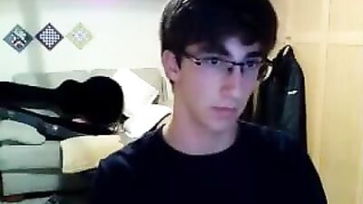 Nerdy Boys Porn Shoots Another Load!