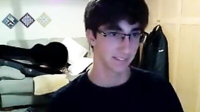 Nerdy Boys Porn Shoots Another Load!