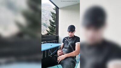 Gay Porn: The Ultimate Balcony Urination Experience - Hardcore and Exclusive!