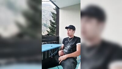 Gay Porn: The Ultimate Balcony Urination Experience - Hardcore and Exclusive!