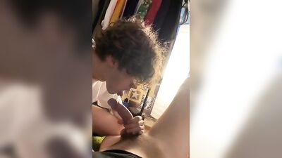 Curly Cutie Boys Action Oral: The Ultimate Dick Lover Experience!