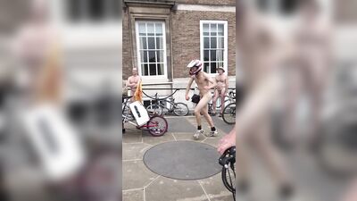Bristol Helmet Dancer: Public Outside Porn
